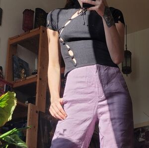 I.am.gia Ginra Top•Tie Up Top With Side Openings - Size Xs